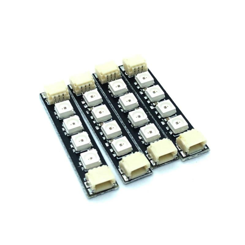 TBS Tiny Rainbow V2 LED Lights - 4 Pack with Connector Options