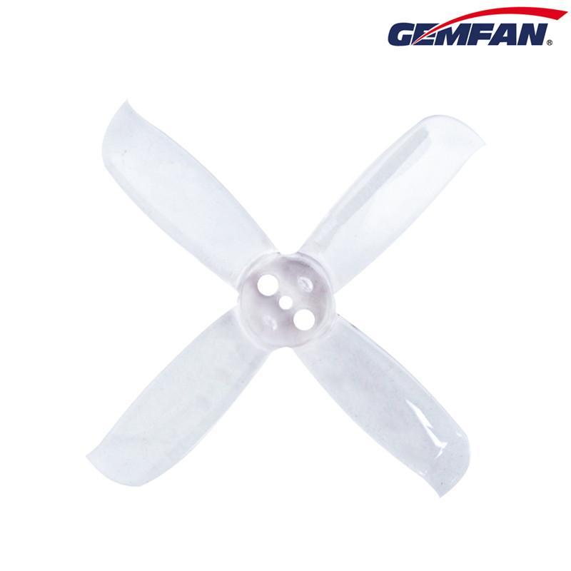 Gemfan Hulkie 2036 4-Blade 3-Hole Propellers Pack (8 Pcs, CW/CCW) - Durable for Racing