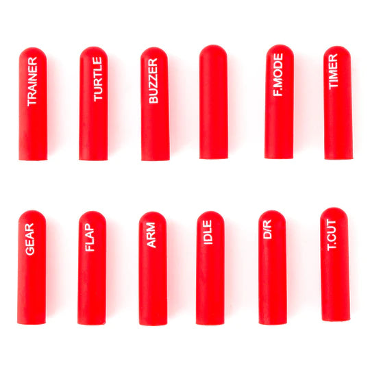 Radiomaster 12-Piece Labelled Silicone Switch Cover Set for All Radios