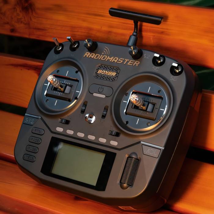 RadioMaster Boxer - Compact 4-in-1 Multi-Protocol/ELRS 2.4GHz Radio Transmitter (Batteries Not Included)