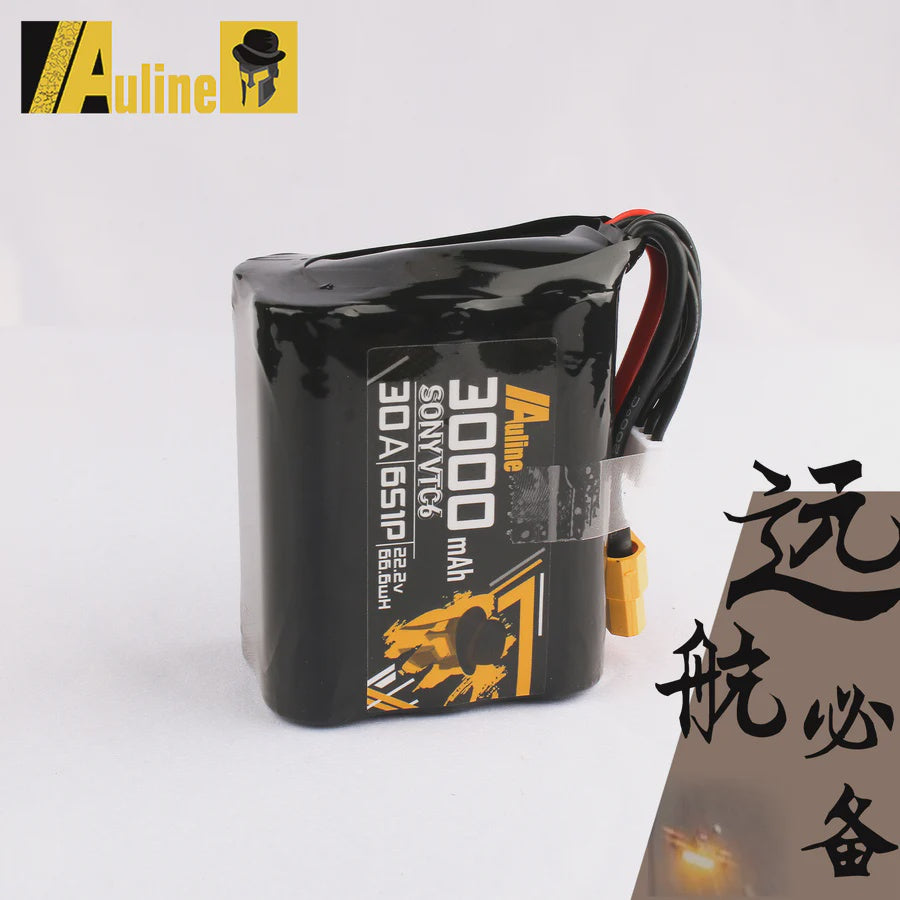 AuLine VTC6 6S 22.2V 30A 3000mAh High - Performance Li - ion Battery