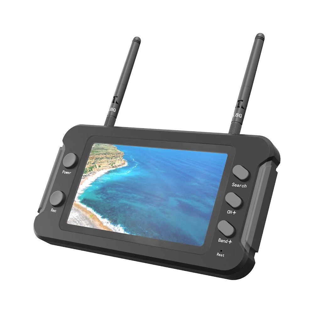 4.3-inch DVR 5.8GHz 40-channel FPV Monitor with High-luminance Screen
