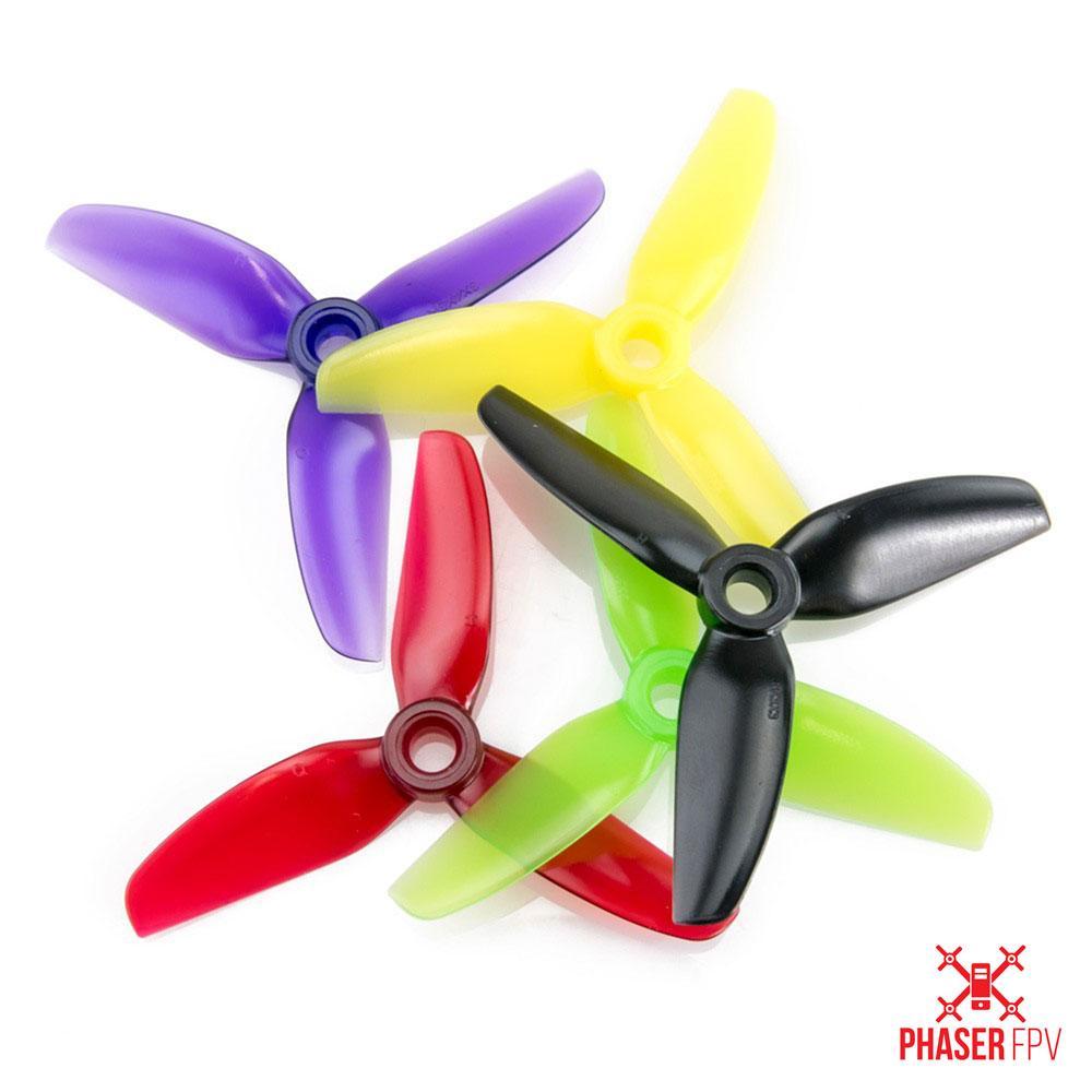 HQProp 3X4X3 Three-Blade Propellers (2CW + 2CCW) Ideal for FPV