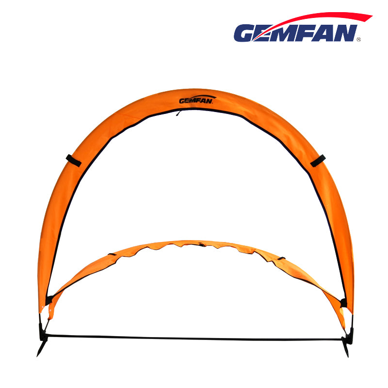 Gemfan Vibrant Orange Quick - Setup Pop - up Arch Gate for Drone Freestyle