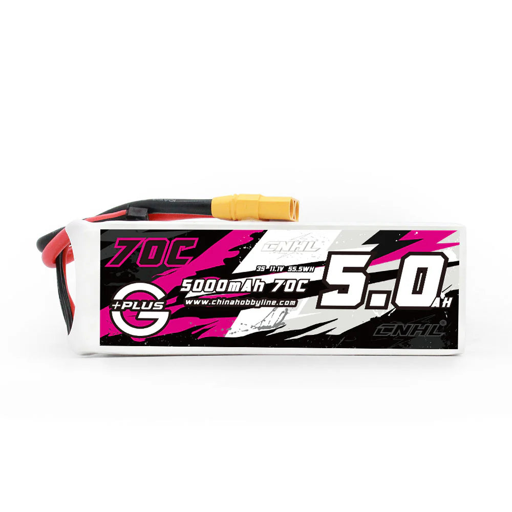 Hot Sale! CNHL G+Plus 5000mAh 11.1V 3S 70C Lipo Battery with XT90