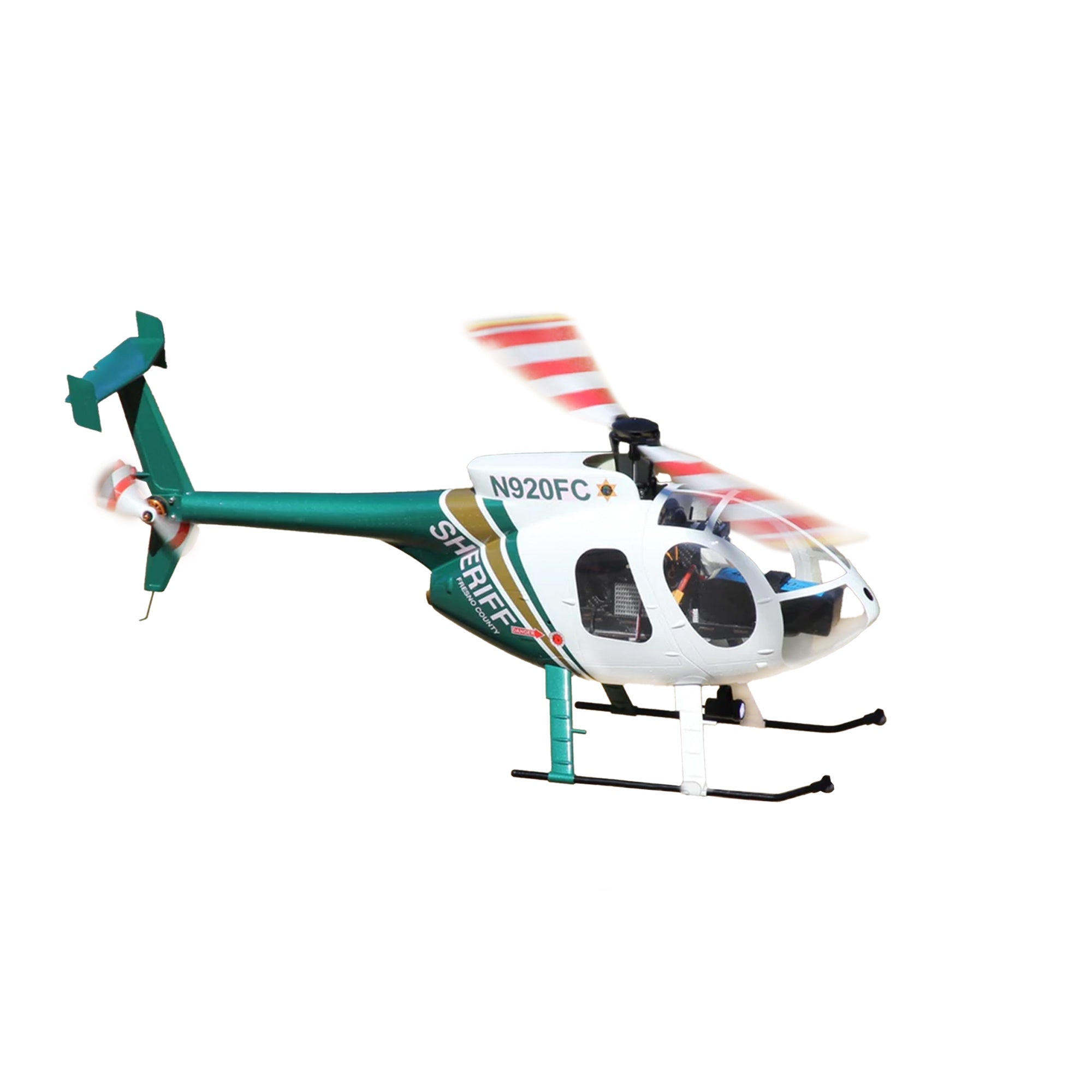 RotorScale 470-Size MD-500E GPS-Stabilized Super Scale Police Helicopter