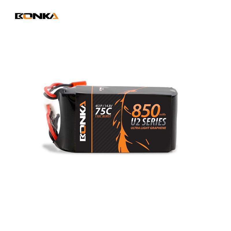 Bonka 4S 850mAh 75C XT60 High - Performance Lipo Battery BKU2 - 850/75 - 4S/GR [DG]