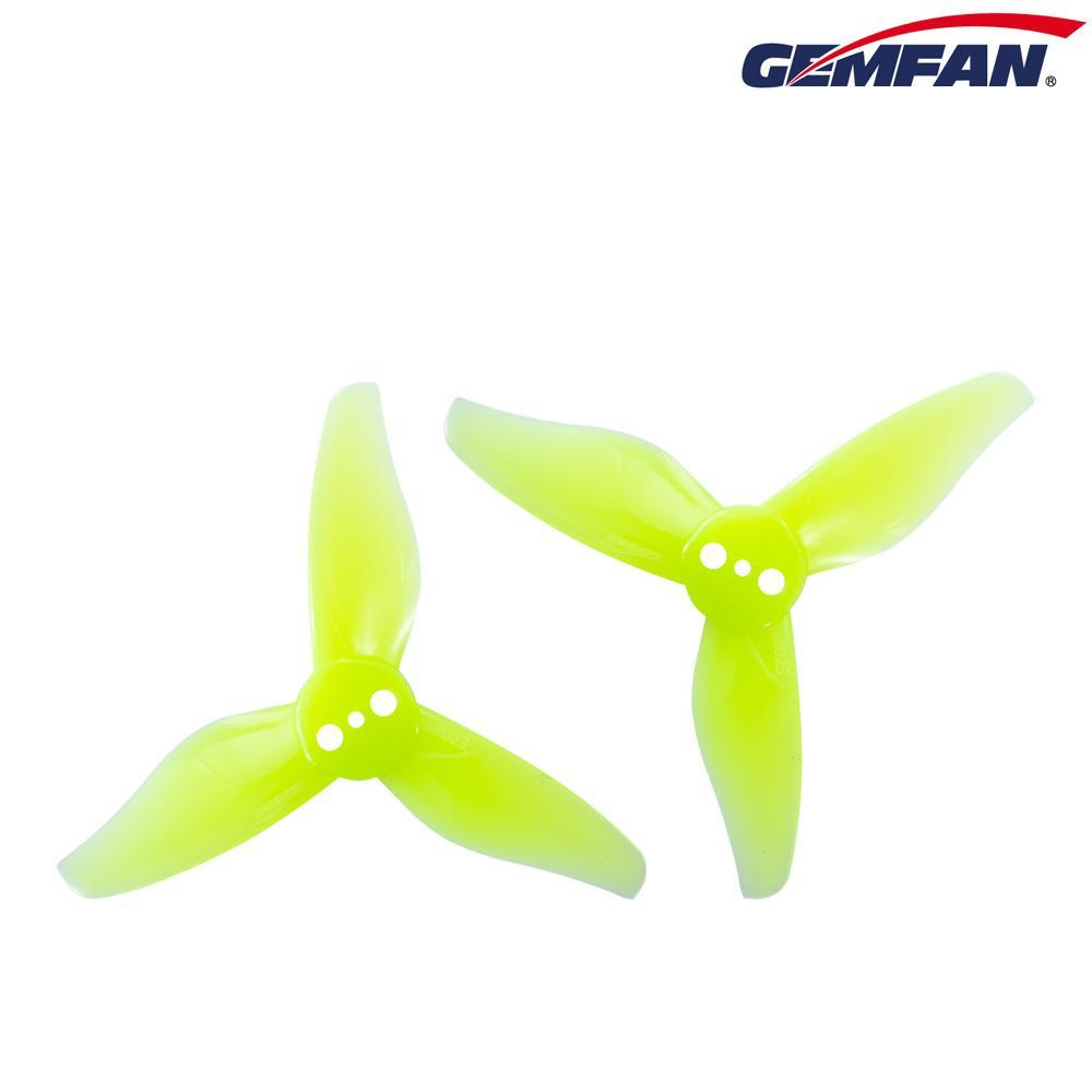 Gemfan 2023 Flash Tri - Blade 1mm Shaft Propellers: 4CW + 4CCW, Durable & Efficient