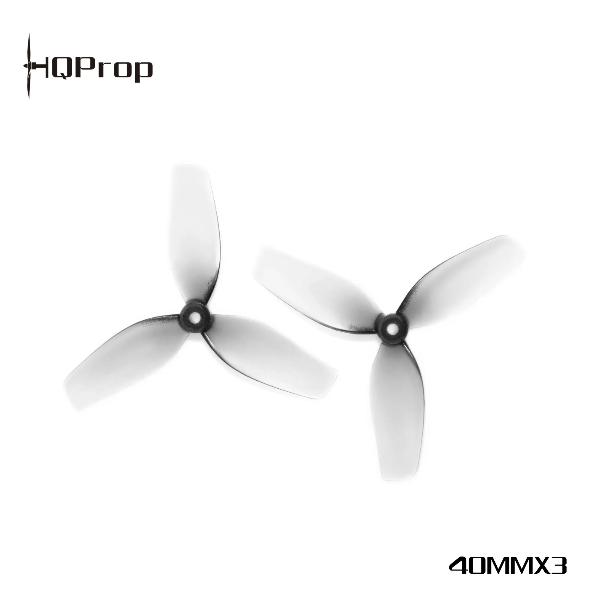 HQProp Ultralight Micro Whoop Propellers 40MMX3 (2 CW + 2 CCW) - Great Value for RC Enthusiasts