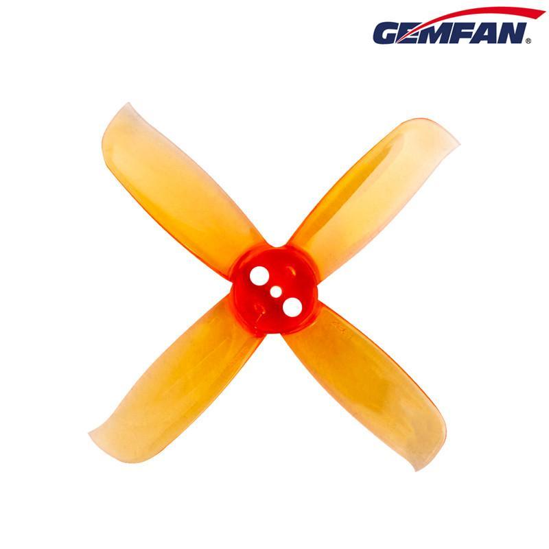 Gemfan Hulkie 2036 4-Blade 3-Hole Propellers Pack (8 Pcs, CW/CCW) - Durable for Racing