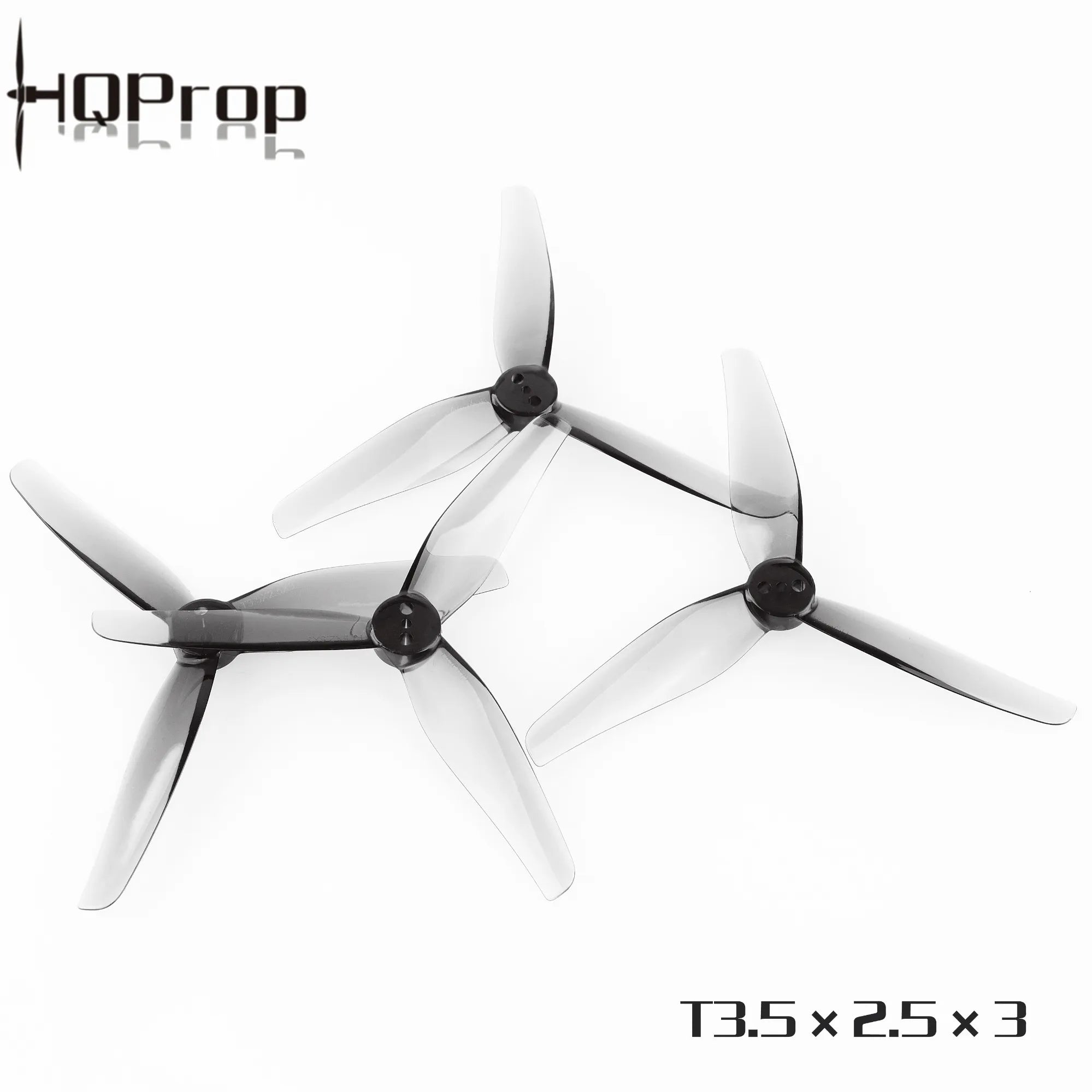 HQProp T3.5X2.5X3 3.5-inch Polycarbonate Propellers (2 CW + 2 CCW)