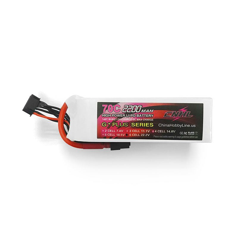 Hot Sale! CNHL 2200mAh 22.2V 6S 70C Lipo Battery with XT60 Connector