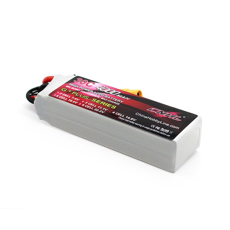 Hot Deal: CNHL 4000mAh 14.8V 4S 30C Lipo Battery with XT90 Connector
