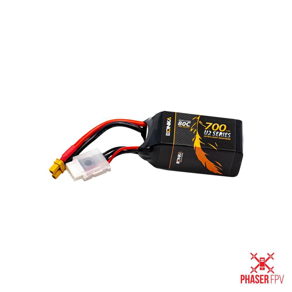 Bonka 700mAh 80C 4S XT30 LiPo Battery - Great Deal for Mini Quads