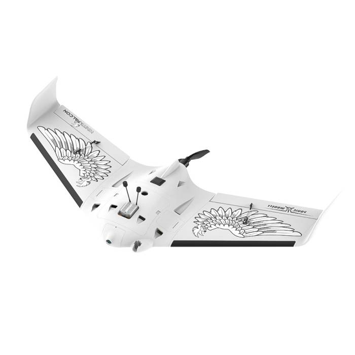 SonicModell AR Wing Pro White Falcon 1000mm EPP FPV RC Flying Wing with Stylish Design