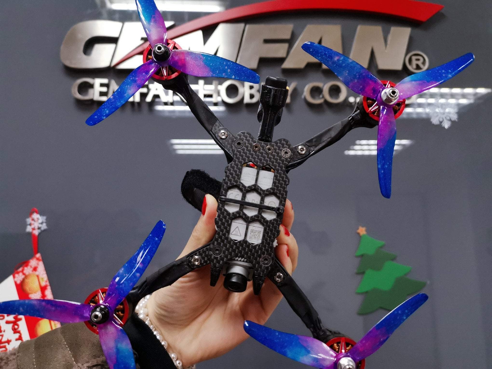Hot Deal! Gemfan Hurricane 5.1-Inch Tri-Blade 51433 Propellers (2 CW + 2 CCW) for Drones