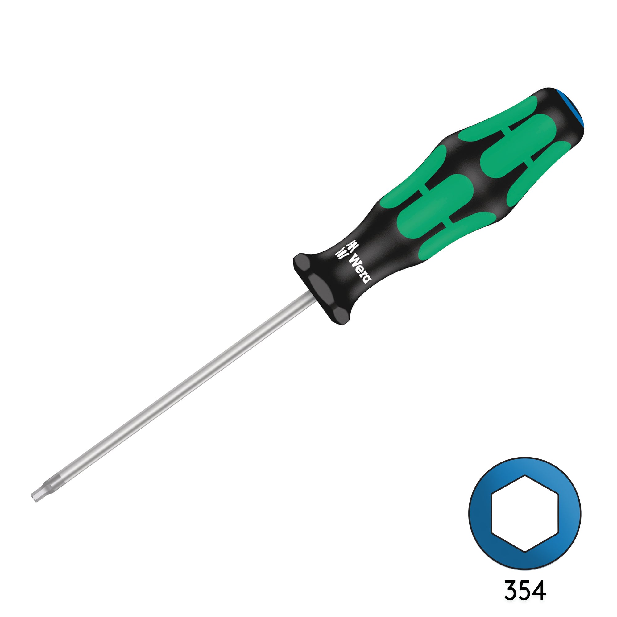 Wera 354 High - Quality 2mm x 75mm Hex Screw Driver for Precise Work
