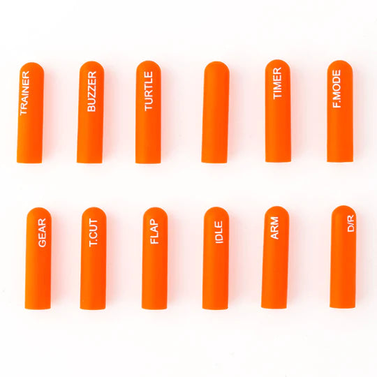 Radiomaster 12-Piece Labelled Silicone Switch Cover Set for All Radios