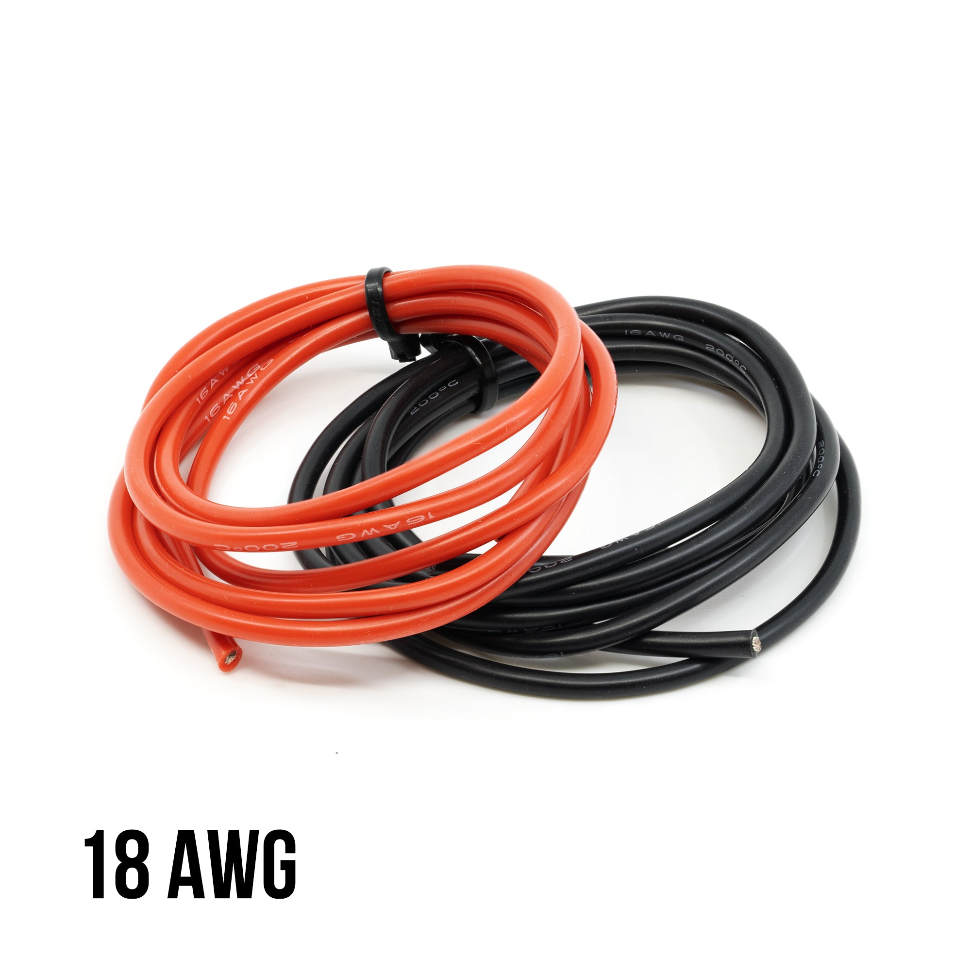 1 Metre 18AWG Soft Silicone Heat-Resistant Wire in Various Colors