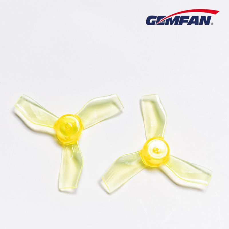 Gemfan 1.2x1.9 3-Blade Micro Whoop Propellers 1mm Shaft (4CW + 4CCW) for Racing