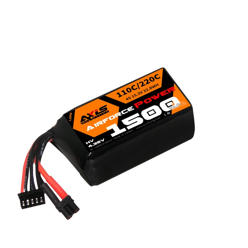 GNB Airforce Pro 1500mAh 4S 110C XT30 LiPo Battery by Axisflying