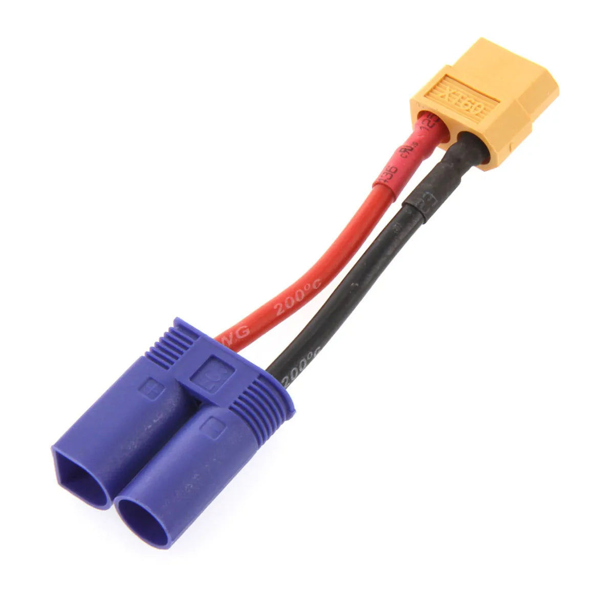 Hot Sale! XT60 Female to EC5 Male Adapter for Lipo Charging