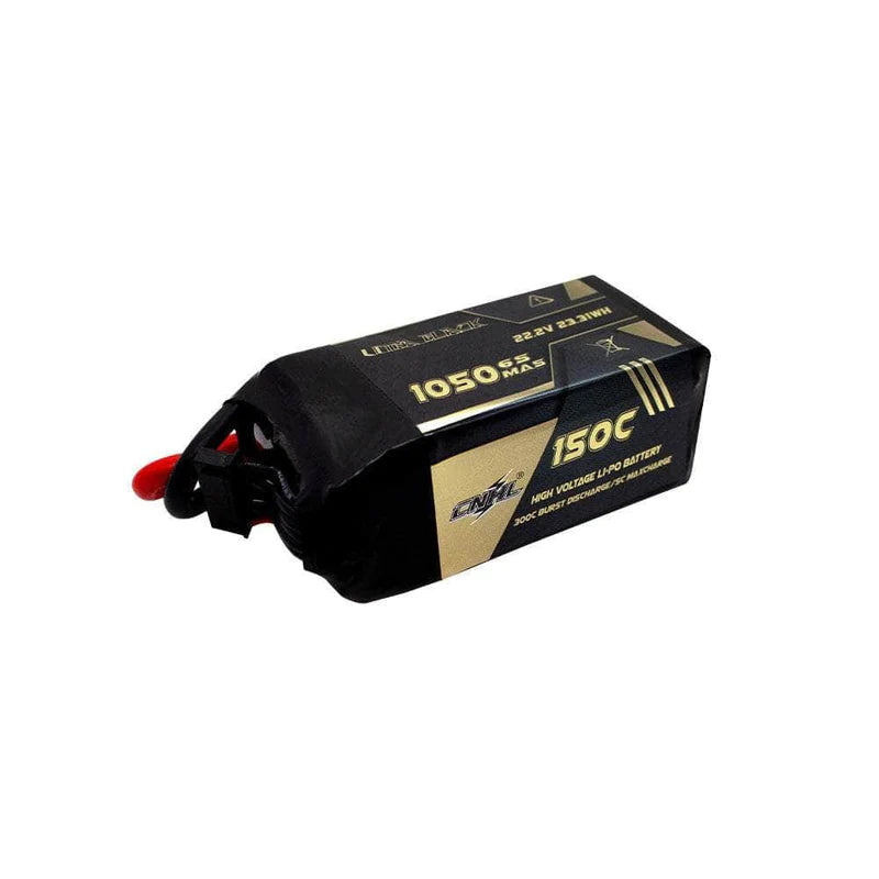 Chinahobbyline CNHL Ultra Black 22.2V 6S 1050mAh 150C Lightweight LiPo Battery [DG]