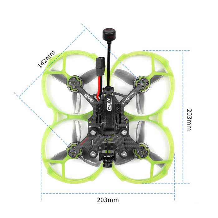 Hot Sale! GEPRC CineLog 35 P 3.5-inch Cinewhoop Drone HD with Caddx Nebula Pro - 6S Performance Edition