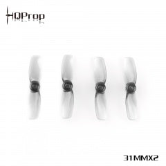HQProp 31MMX2 1.2 Micro Whoop 1mm Shaft Propellers - 2 CW & 2 CCW Set