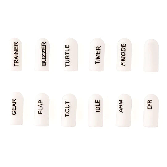 Radiomaster 12-Piece Labelled Silicone Switch Cover Set for All Radios