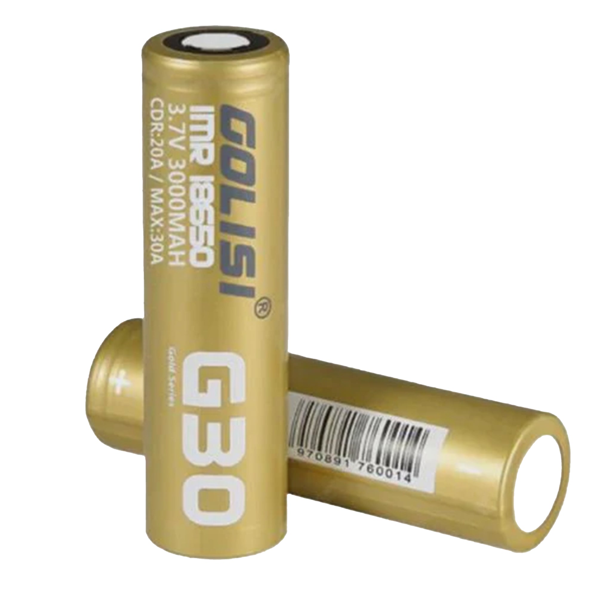 Hot Sale! Golisi G30 18650 Rechargeable Lithium-Ion Batteries, 3000mAh 20A (2-Pack)