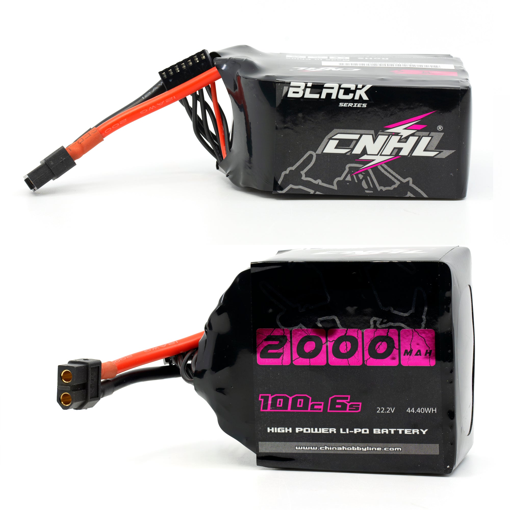 Hot Sale! CNHL 2000mAh 22.2V 6S 100C LiPo Battery with XT60 Plug