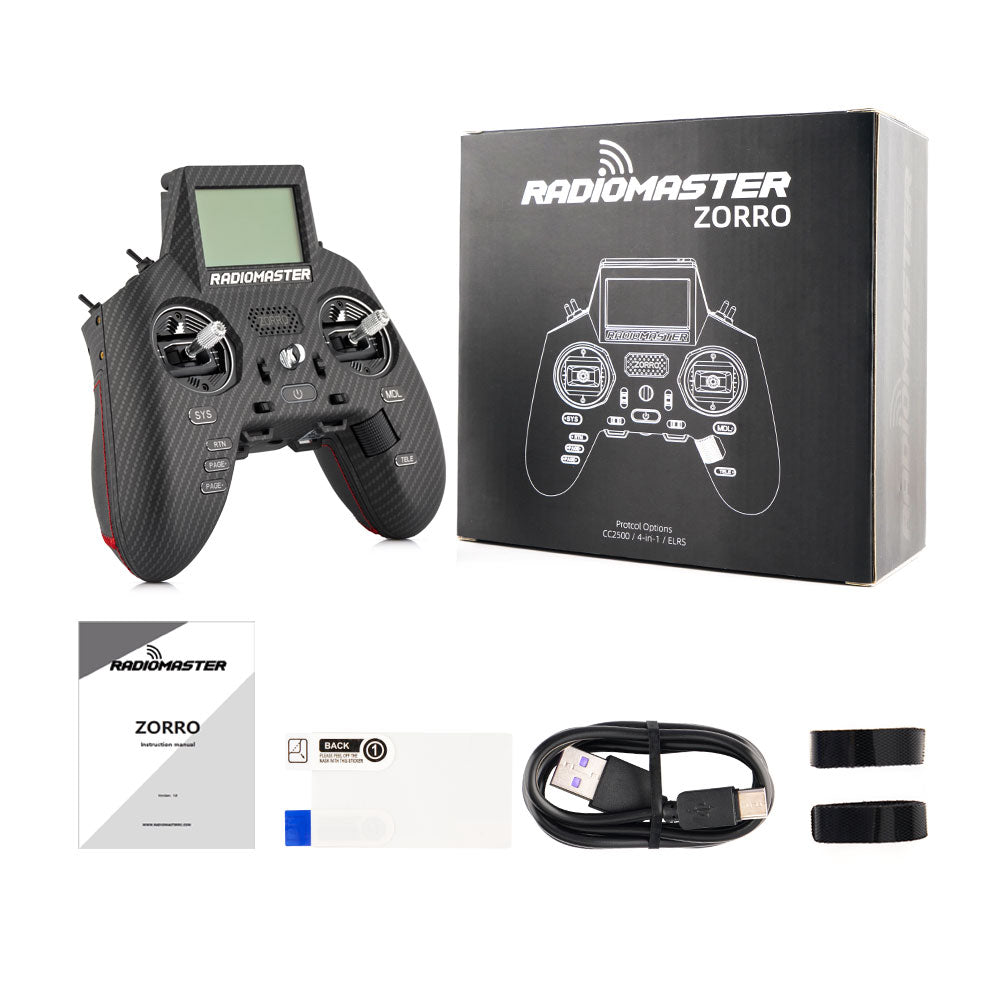 Hot Deal: Radiomaster Zorro Max Radio Controller (Batteries Not Included)