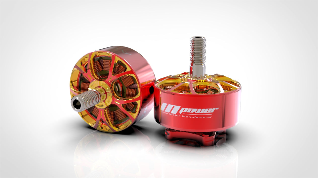 Hot Deal! RCINPOWER AOS Supernova 2207 1570KV 8S FPV Drone Motor in Red