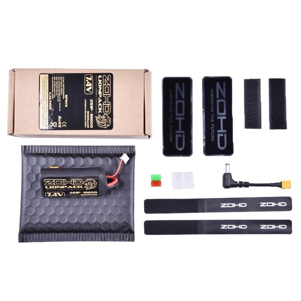 ZOHD Lionpack 18650 2S1P 3500mAh 7.4V High - Performance Li - ion Battery