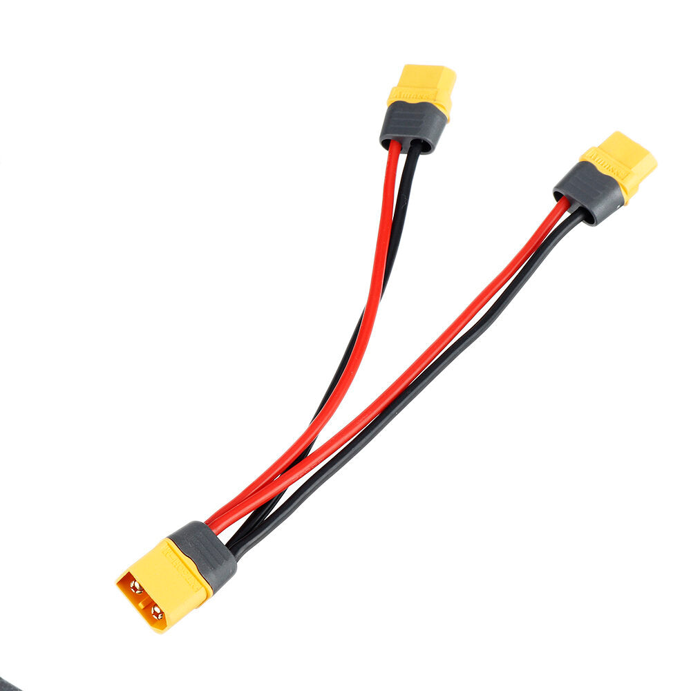 Hot Deal! Amass 150mm 16AWG XT60 1 Male to 2 Females Parallel Charging Cable