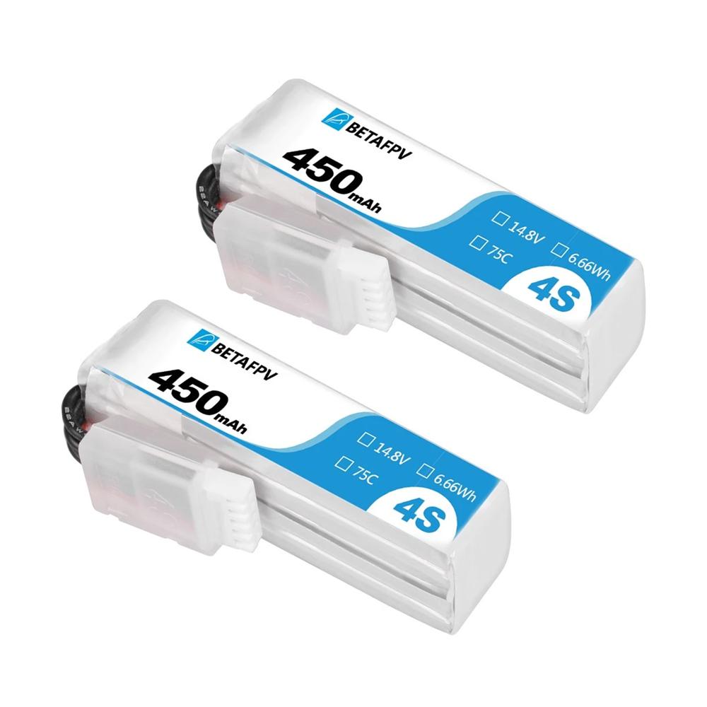 Hot Deal! BetaFPV 450mAh 4S 75C Lipo Battery for Micro and Mini FPV Quads (1 Piece)