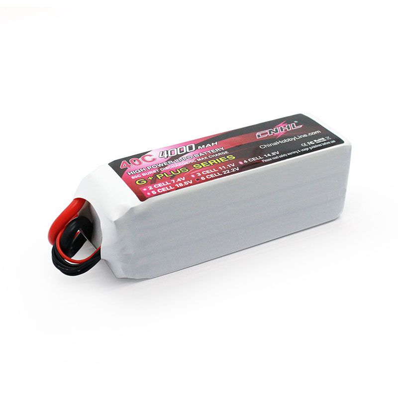 Hot Sale CNHL 4000mAh 22.2V 6S 40C Lipo Battery with XT90 Connector