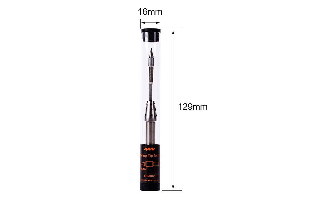 Hot Deal! B02 Soldering Tip Replacement Compatible with TS80, TS80P, and TS1C Soldering Irons