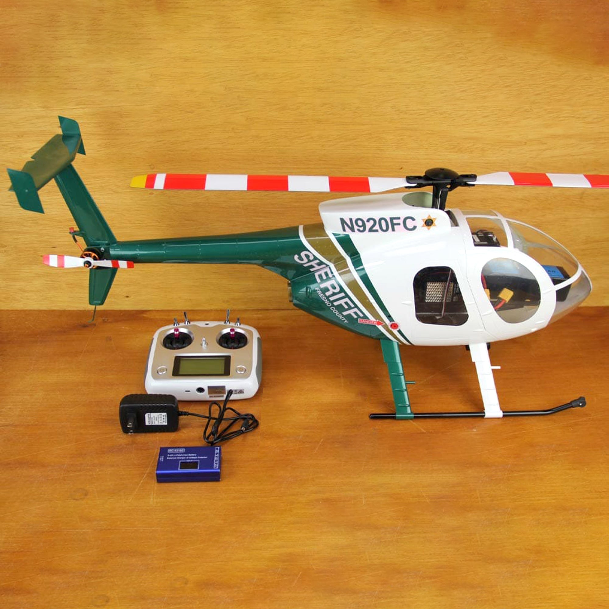 RotorScale 470-Size MD-500E GPS-Stabilized Super Scale Police Helicopter
