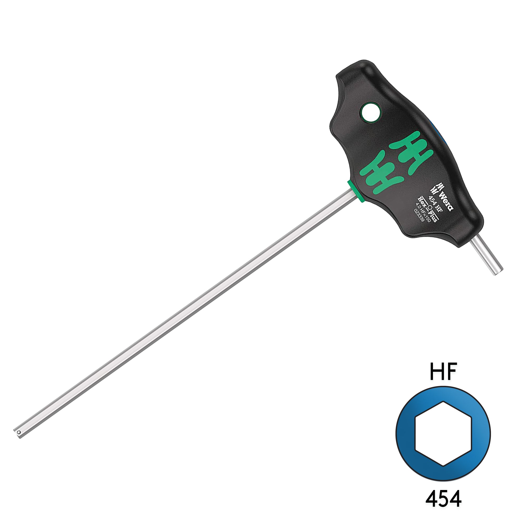 Discount Wera 454 HF 5mm x 200mm T-Handle Hexagon Screw Driver for High Torque Tasks