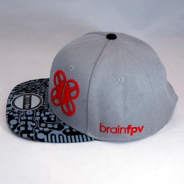 High - Quality BrainFPV Embroidered Snapback Cap with Circuit Print