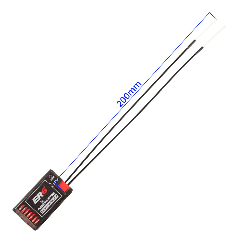 2.4GHz RadioMaster ER6 ELRS High-Performance PWM Receiver for Fixed-Wing