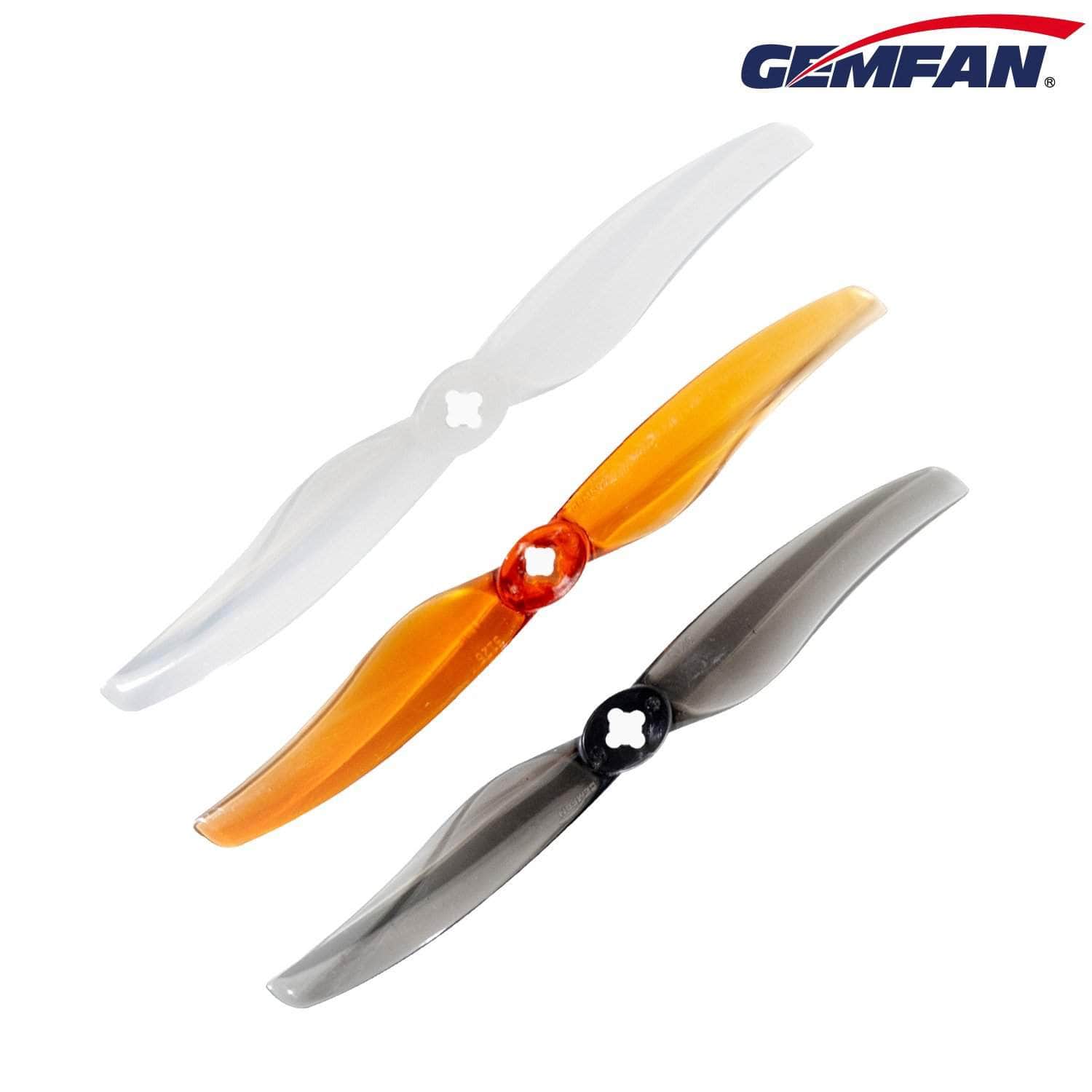 Gemfan LR 5126 5.1 Durable 2-Blade Propeller Set (2CW + 2CCW) - 1.5mm Shaft with M5 Adapters