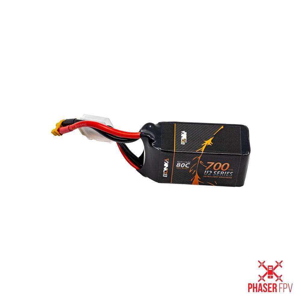 Bonka 700mAh 80C 4S XT30 LiPo Battery - Great Deal for Mini Quads
