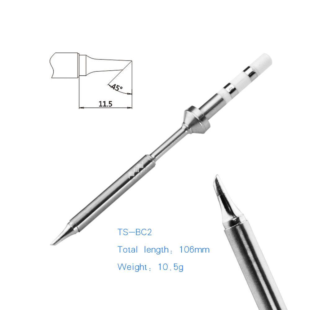 High - Quality BC2 Soldering Tip Replacements for TS100, TS101, and Pinecil