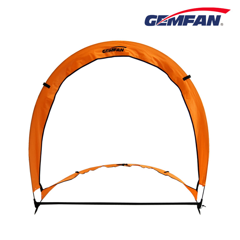 Gemfan Vibrant Orange Quick - Setup Pop - up Arch Gate for Drone Freestyle