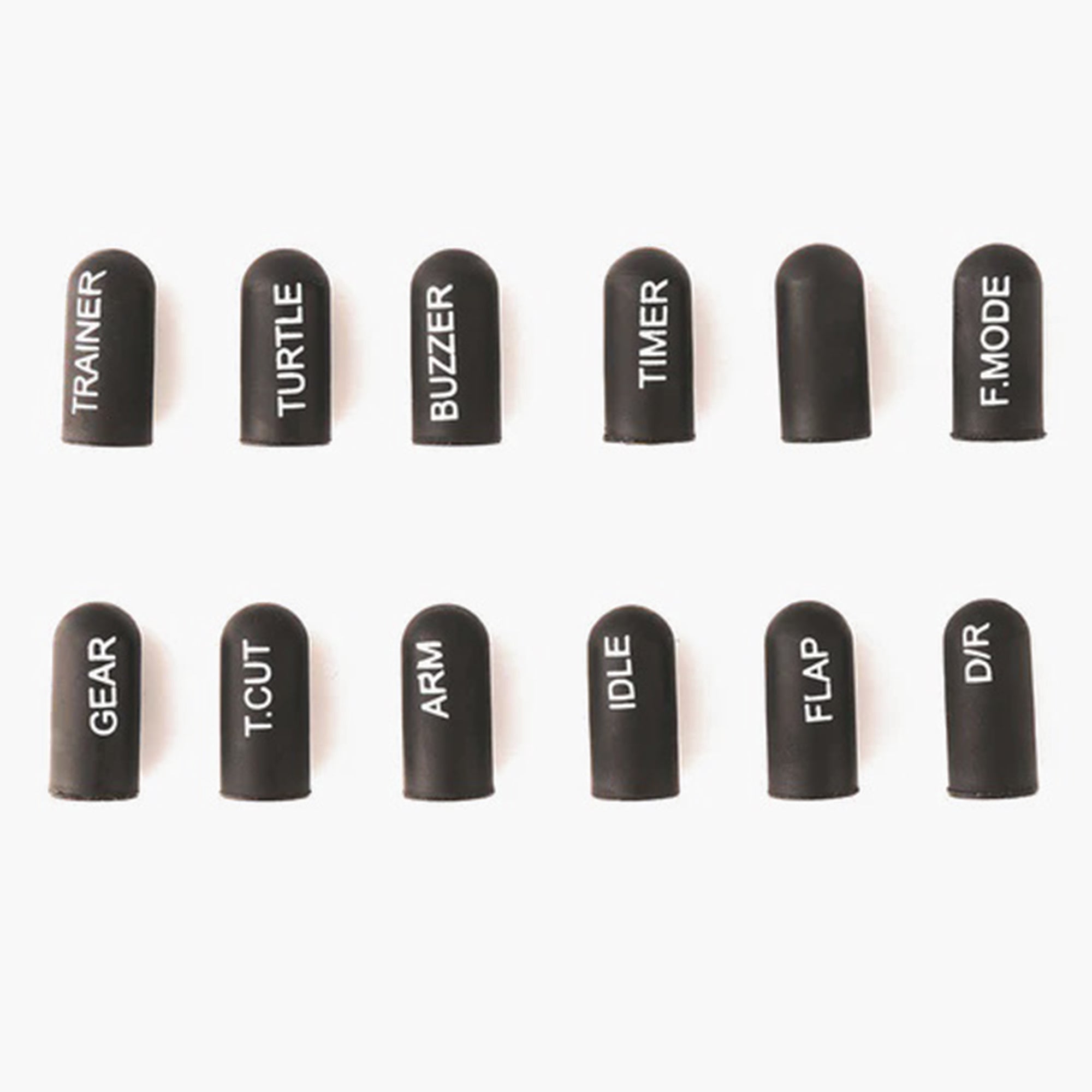 Radiomaster 12-Piece Labelled Silicone Switch Cover Set for All Radios