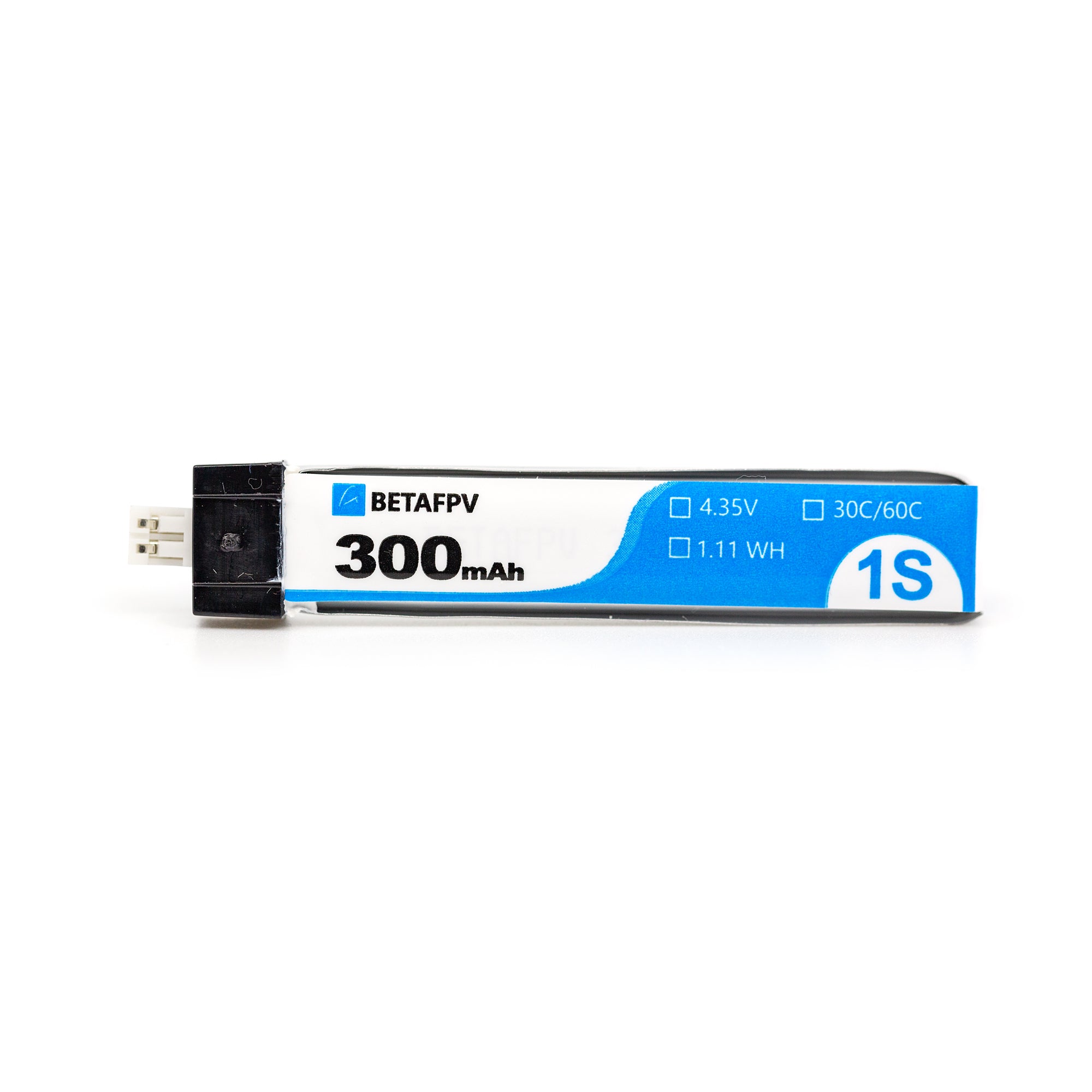 Hot Deal! BetaFPV 1S 30C 300mAh HV Lipo Battery with JST - PH2.0 Connector (Single Piece)