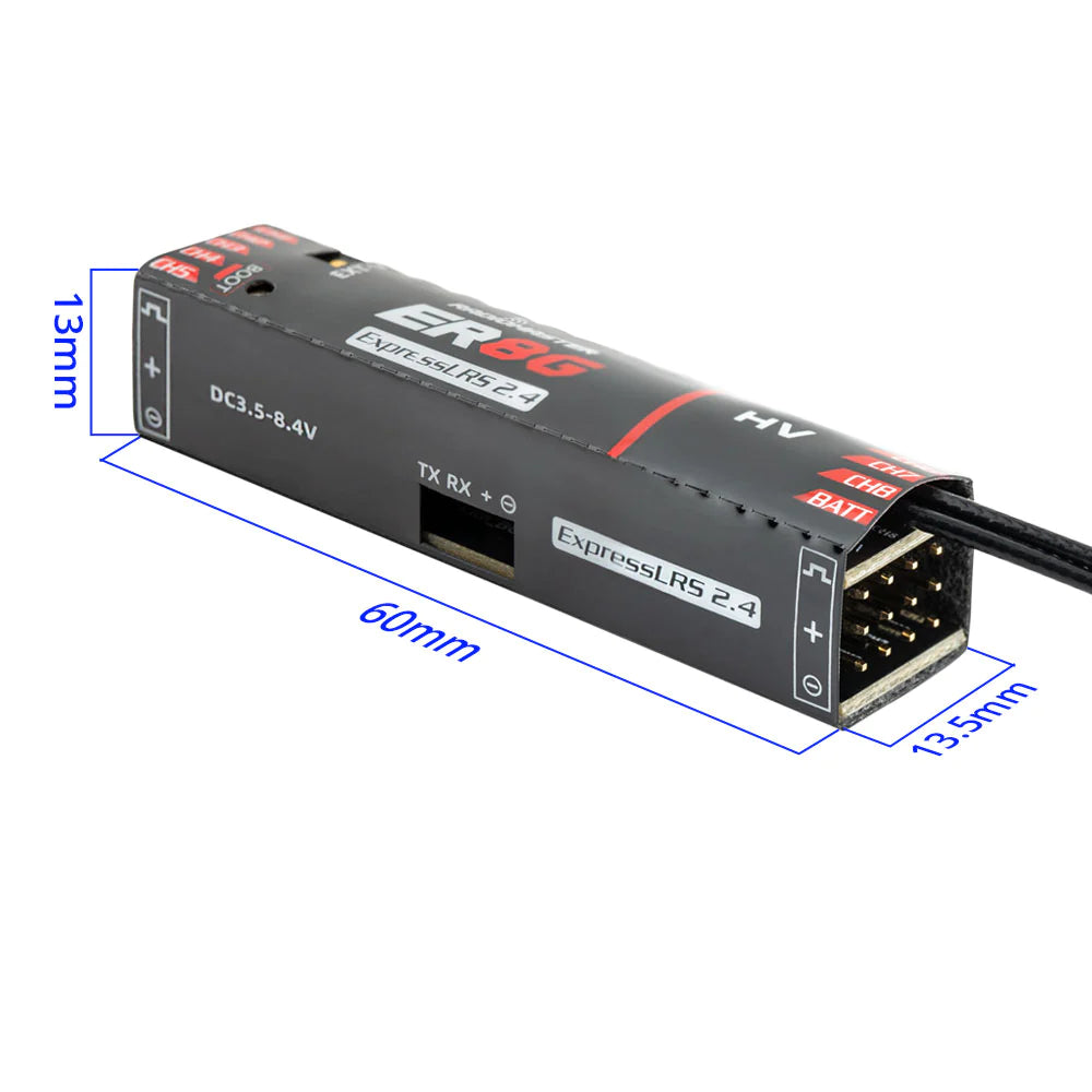 RadioMaster ER8G & ER8GV 2.4GHz ELRS High - Performance PWM Receivers